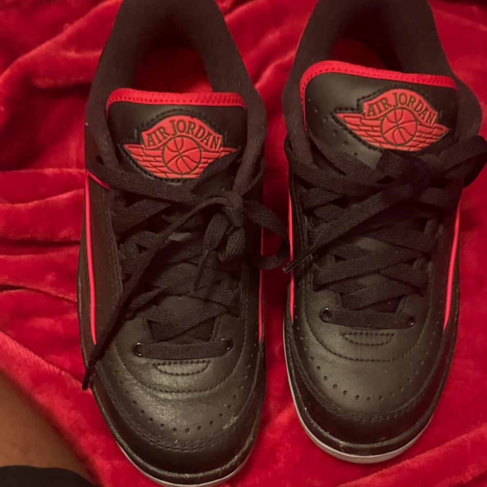 Nike Air Jordan 2 lows Black, Red & Green Sneakers